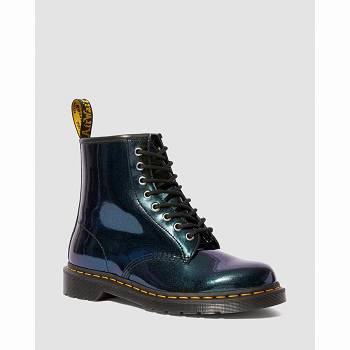 Dr Martens 1460 Sparkle Metallic Lace Up - Tyrkysove Cizmy Damske, D221SK